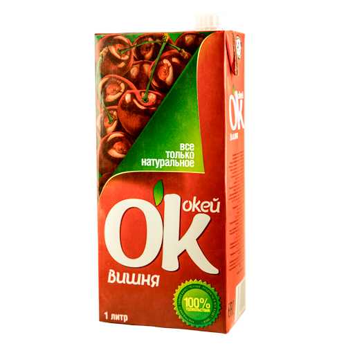 О'К Вишня 0,93 л.